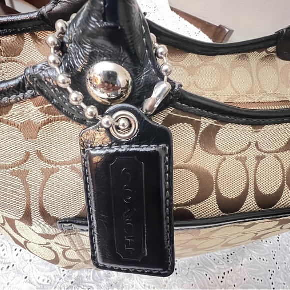 COACH Signature Bleecker Khaki Brown Handbag F14385 - Picture 12 of 12